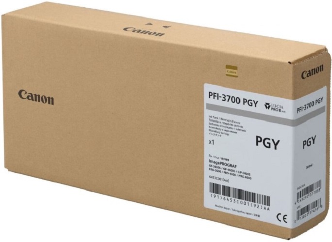 Тонер-картридж Canon PFI-3700 Серый