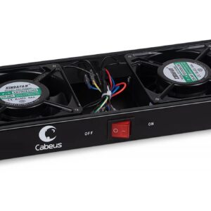Вентиляторный модуль Cabeus TRAY-FAN2-BK