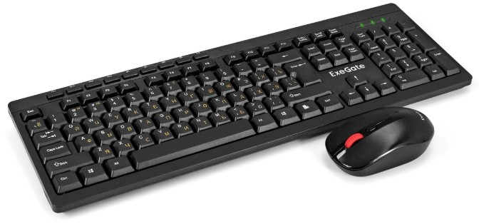 Клавиатура и мышь wireless Exegate Professional Standard Combo MK260