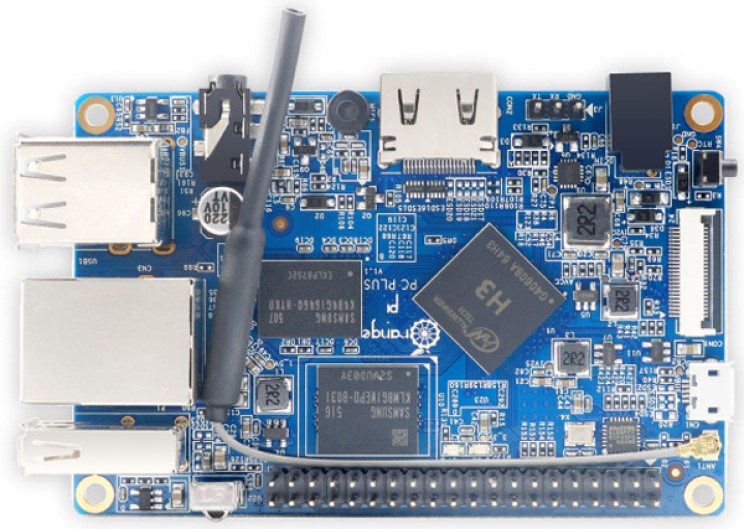 Микрокомпьютер Orange Pi PC Plus