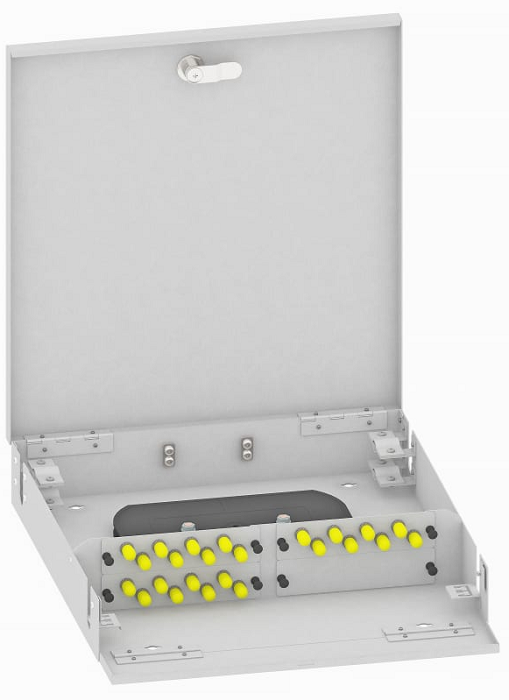 Кросс оптический настенный TopLAN КРН-Top-24ST/U-OM2-GY