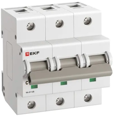 Автоматический выключатель EKF mcb47125-3-80C
