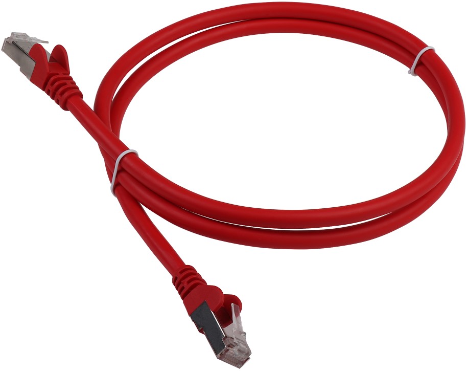 Кабель патч-корд F/UTP 6 кат. 10м Lanmaster LAN-PC45/S6-10-RD