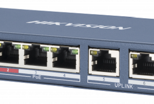 Коммутатор PoE HIKVISION DS-3E0106P-E/M