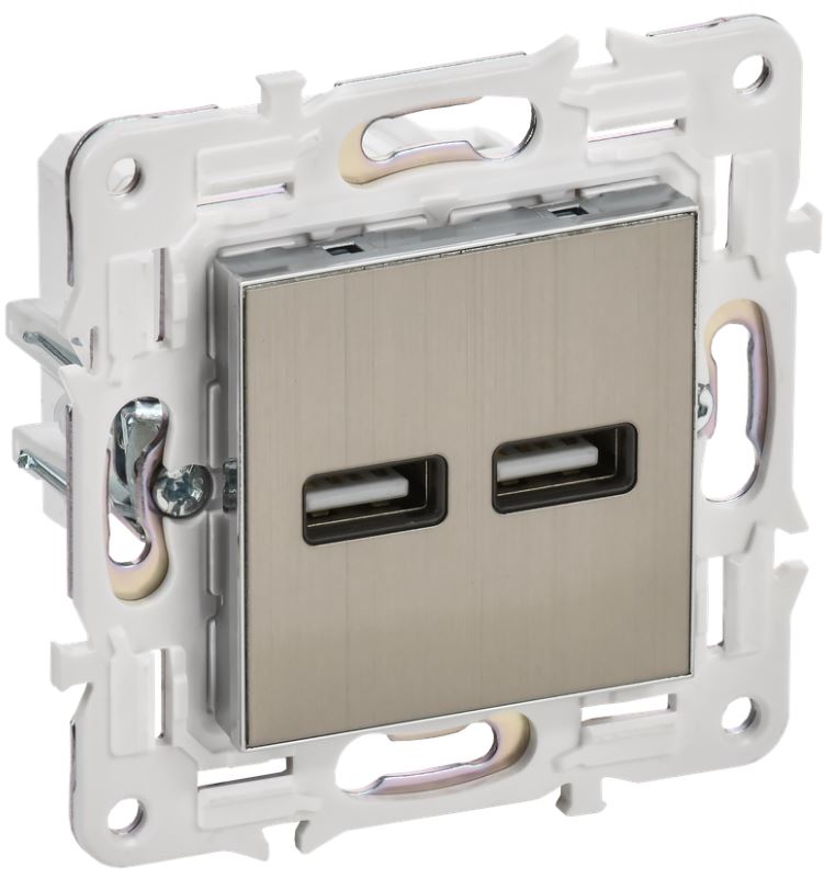Розетка USB IEK SK-U21-D31-K50