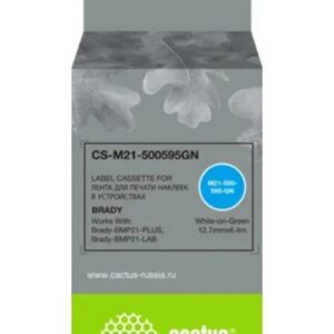 Тонер-картридж Cactus M21-500595GN Зеленый, Белый