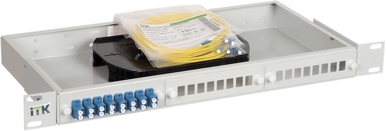 Кросс оптический стоечный ITK FOBX24-1U-12SCUS09