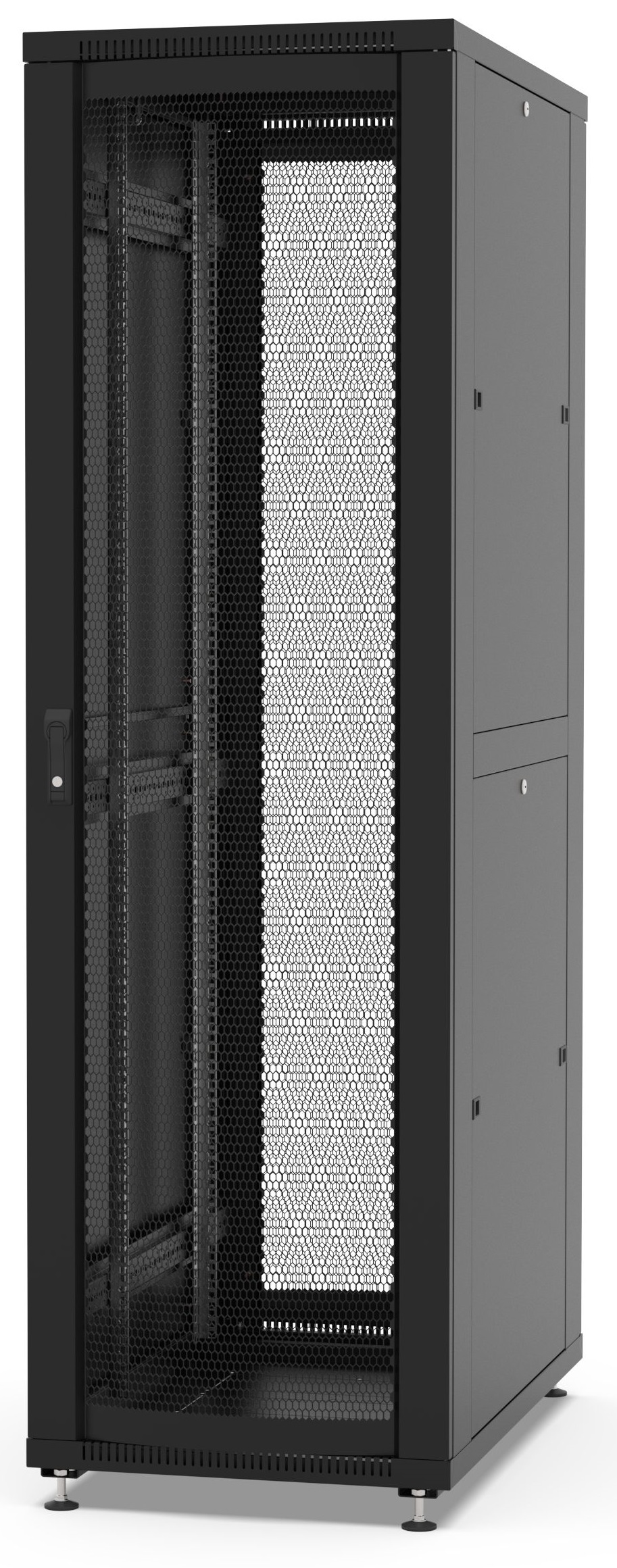Шкаф напольный 19", 42U Filum FL-NT-42610PP2M-BK