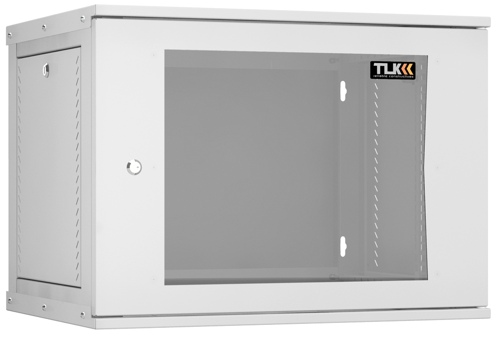 Шкаф настенный 19", 9U TLK TWI-096045-R-G-GY