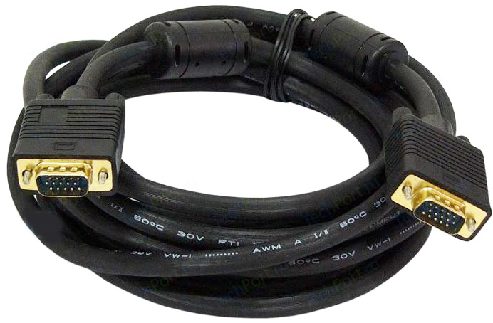 Кабель интерфейсный VGA-VGA Cablexpert CC-PPVGA-5M-B