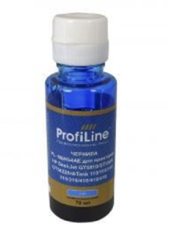 Тонер-картридж ProfiLine PL_INK_M0H54AE_C_70ml Голубой