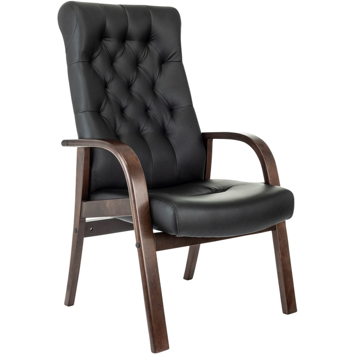 Офисное кресло Бюрократ T-9928 Walnut CF Black