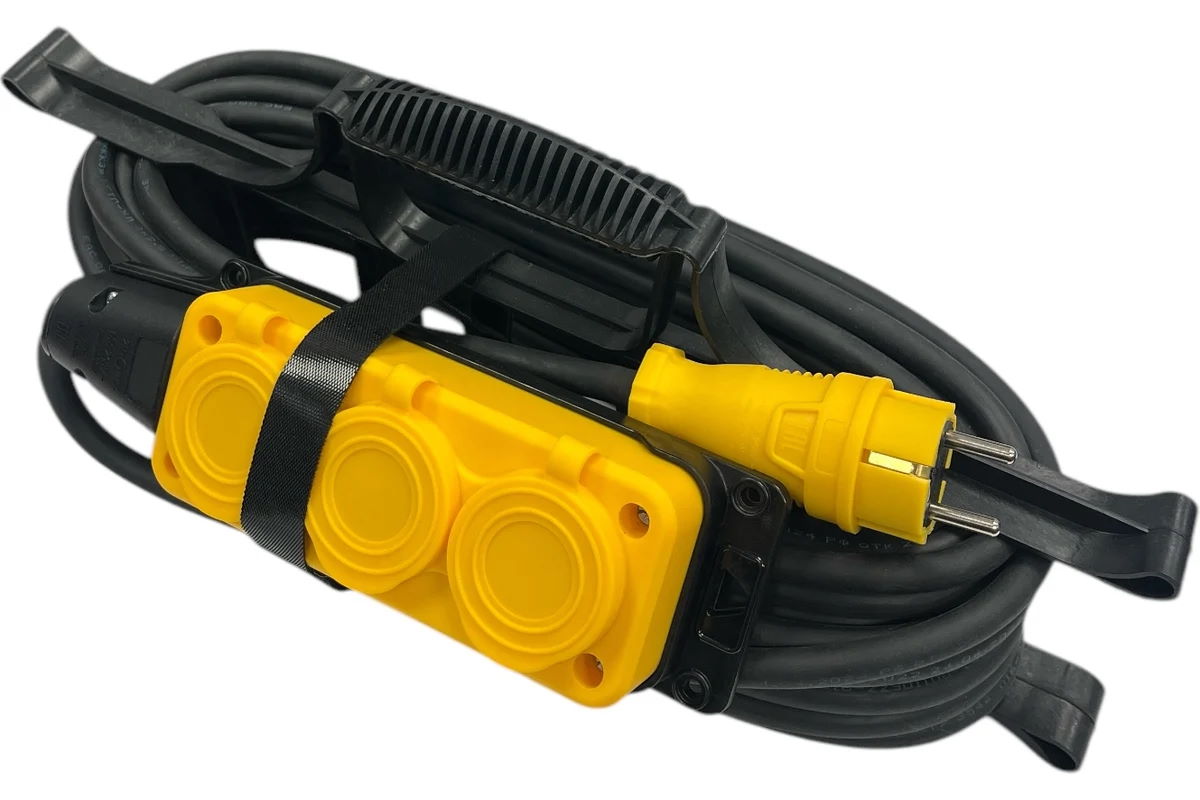 Удлинитель силовой iTOK i-CONNECT-COLOR-SUR-KG-215-3-54-20-YELLOW