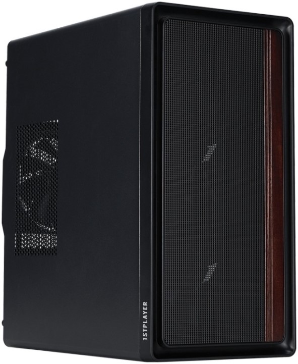 Корпус mATX 1STPLAYER WD1 Black
