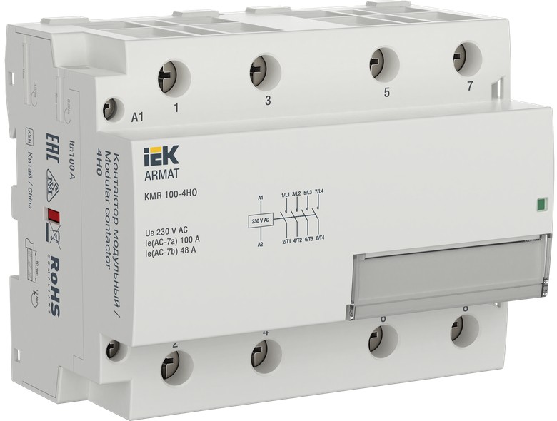Контактор модульный IEK AR-KMR10-100-40-230