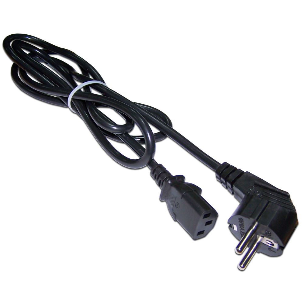 Кабель питания Lanmaster LAN-PP13/SHA-0.5-BK