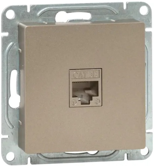 Розетка компьютерная EKF UP1-SOC-RJ45-5
