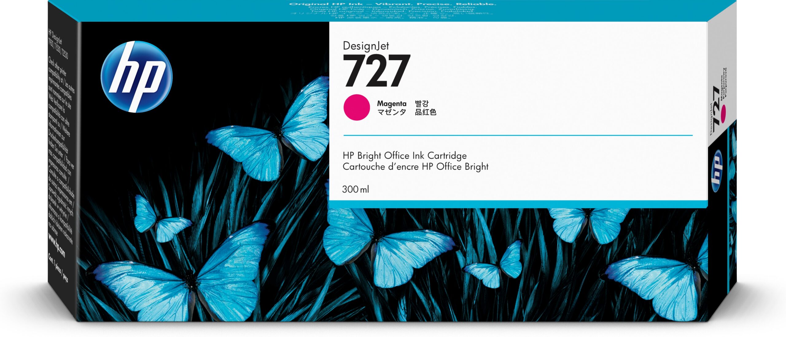 Тонер-картридж HP 727 Пурпурный