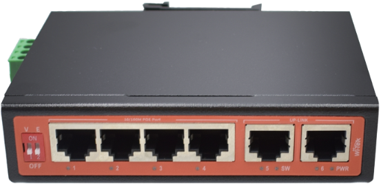 Коммутатор неуправляемый Wi-Tek WI-PS206-I v2
