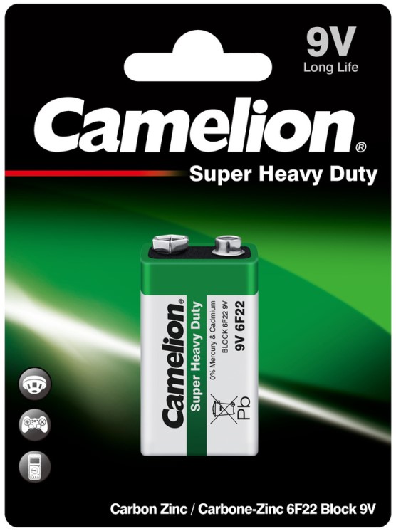 Батарейка Camelion 6F22-BP1G