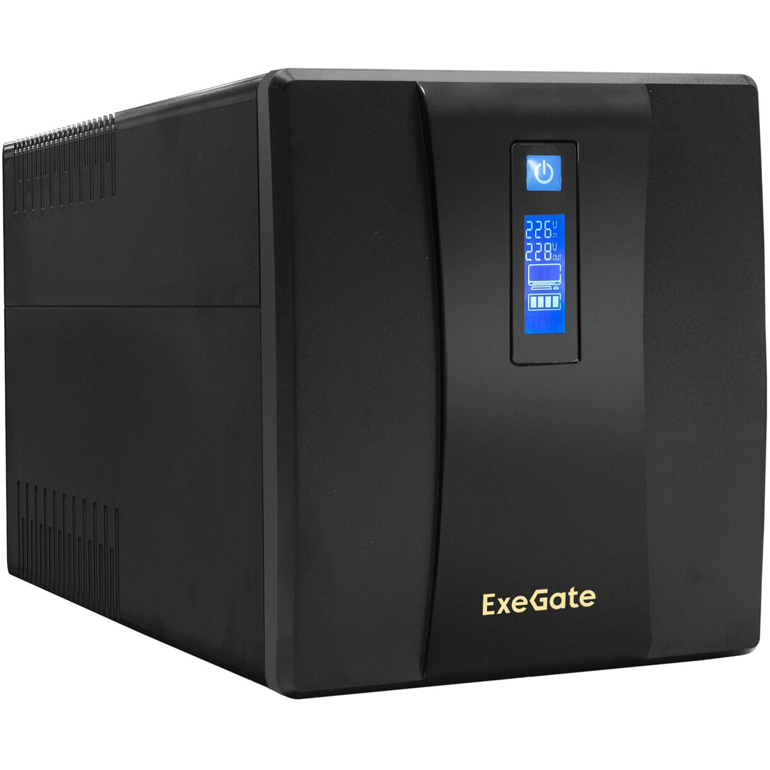 ИБП ExeGate SpecialPro Smart LLB-1500.LCD.AVR.4SH.USB