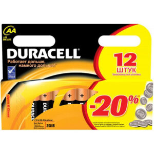 Батарейка Duracell Basic (AA, 12 шт.)
