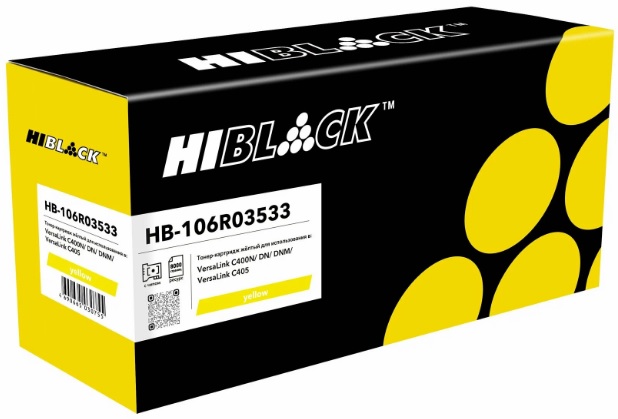 Тонер-картридж Hi-Black HB-106R03533 Желтый