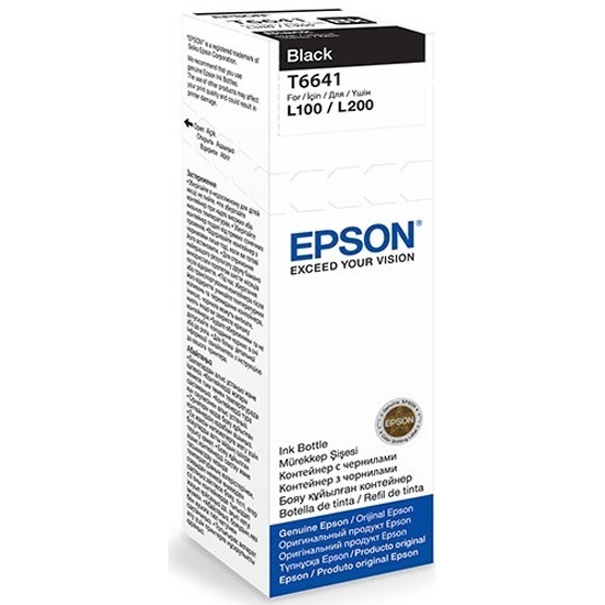 Тонер-картридж Epson C13T664198 Черный