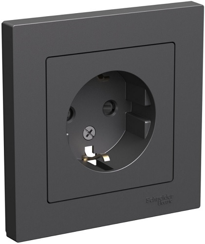 Розетка с заземлением Systeme Electric ATN001444
