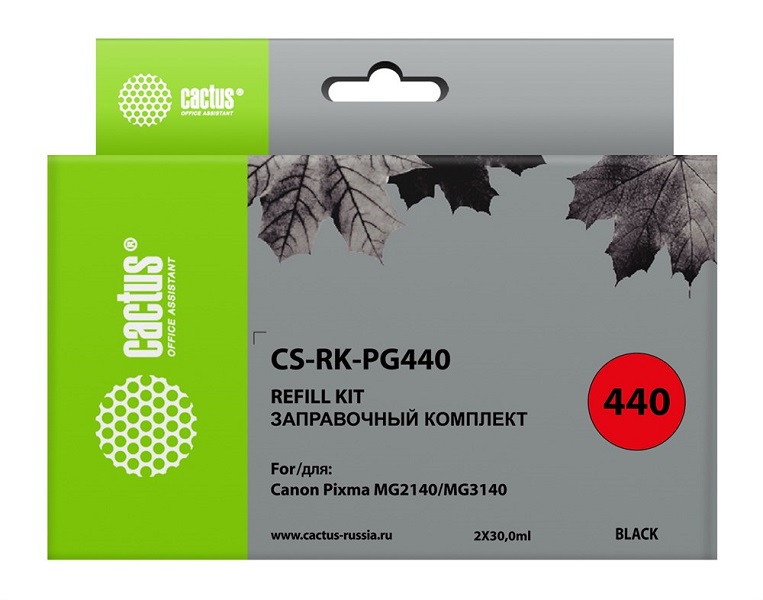 Тонер-картридж Cactus CS-RK-PG440 Черный