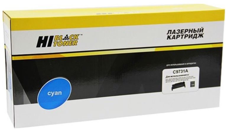 Тонер-картридж Hi-Black HB-C9731A Голубой