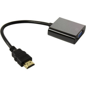 Переходник HDMI (M) - VGA (F), ExeGate EX-HDMIM-VGAF-0.2