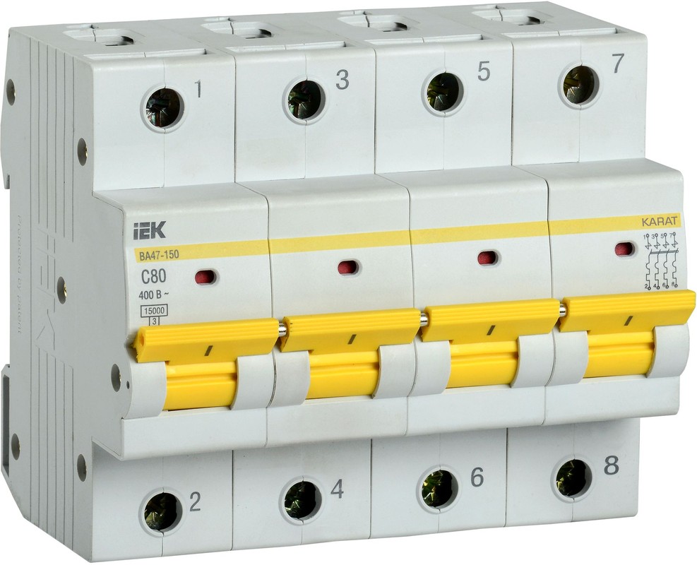 Автоматический выключатель IEK MVA50-4-080-C