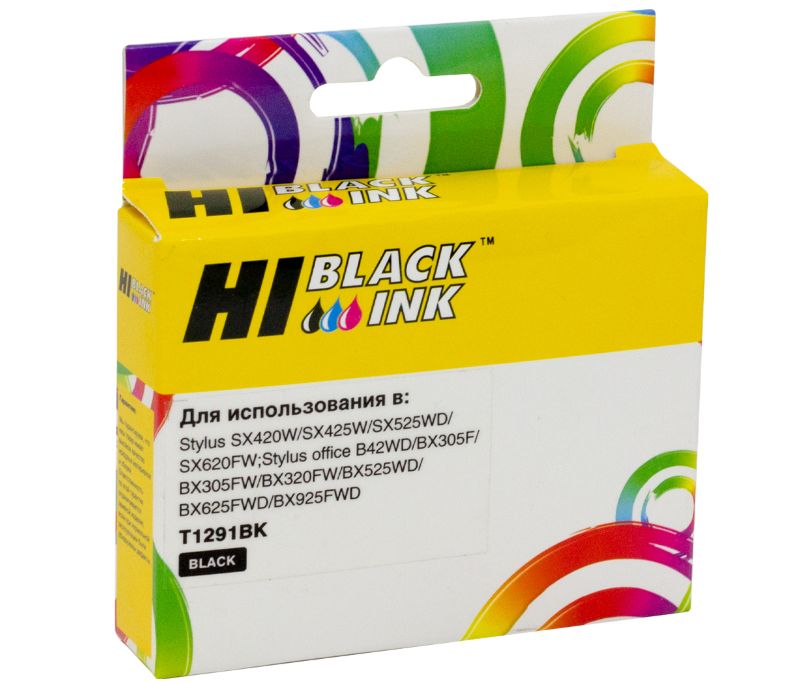 Тонер-картридж Hi-Black HB-T1291 Черный