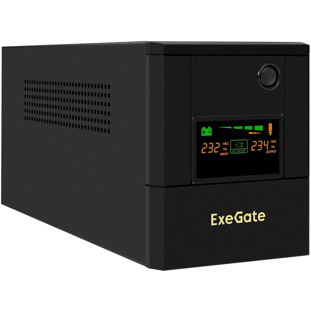ИБП ExeGate SpecialPro Smart LLB-1000.LCD.AVR.8C13.USB
