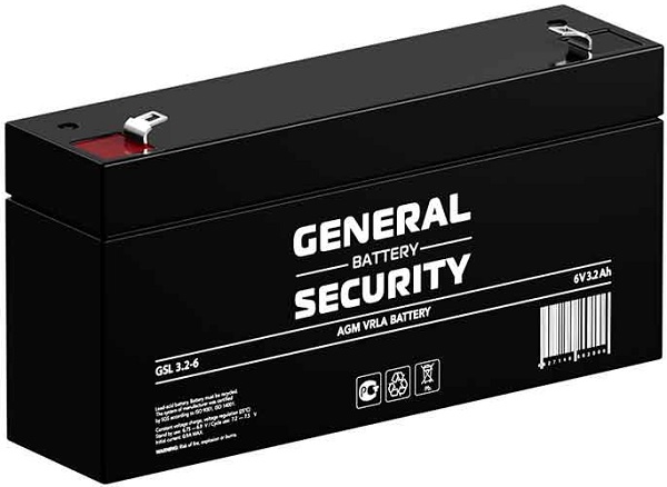 Аккумулятор General Security GSL3.2-6
