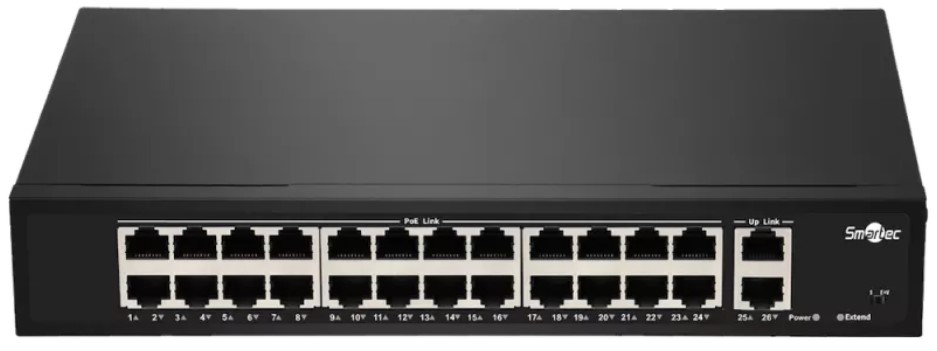Коммутатор неуправляемый Smartec ST-NS324MB-GD