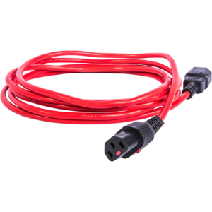 Кабель питания C13 - C14, 3м, ЦМО R-10-Cord-C13-C14-3-Red