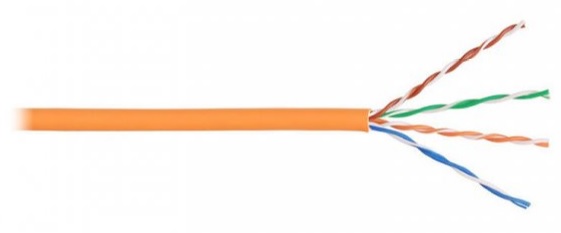 Кабель витая пара F/UTP 5e кат. 4 пары Lanmaster LAN-5EFTP-PT-LSZH-OR