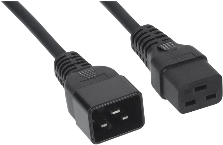 Кабель питания Cabeus PC-IEC19-IEC20-2.5-0.5M