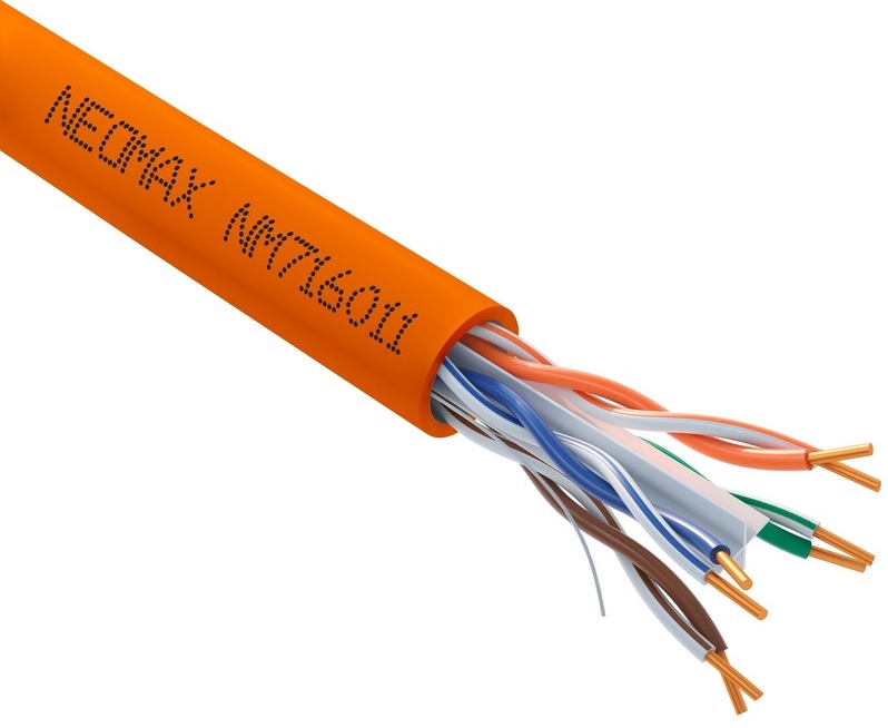 Кабель витая пара U/UTP 6 кат. 4 пары Neomax NM716011