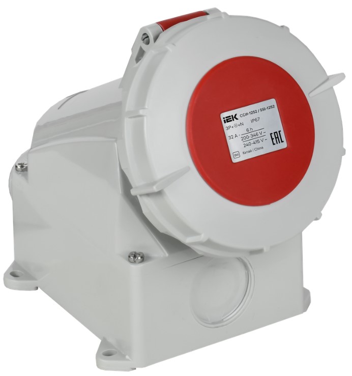 Розетка стационарная наружная IEK PSR12-032-5-0-67