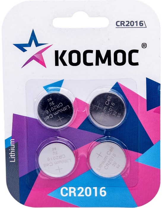 Батарейка Космос KOC2016BL4