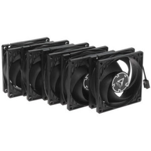 Вентилятор для корпуса Arctic P8 Value Pack Black/Black (5 шт.)