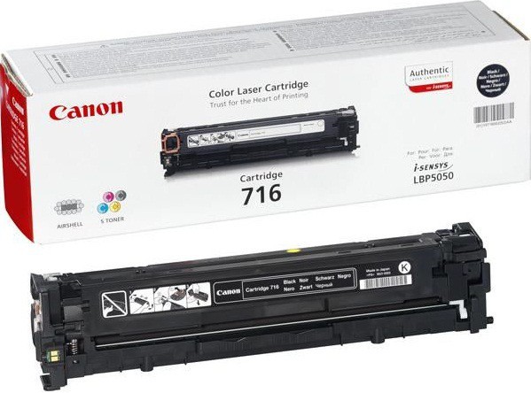 Тонер-картридж Canon 716Bk Черный