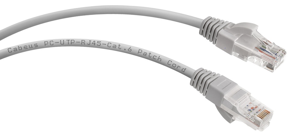 Кабель патч-корд U/UTP 6 кат. 0.5м Cabeus PC-UTP-RJ45-Cat.6-0.5m