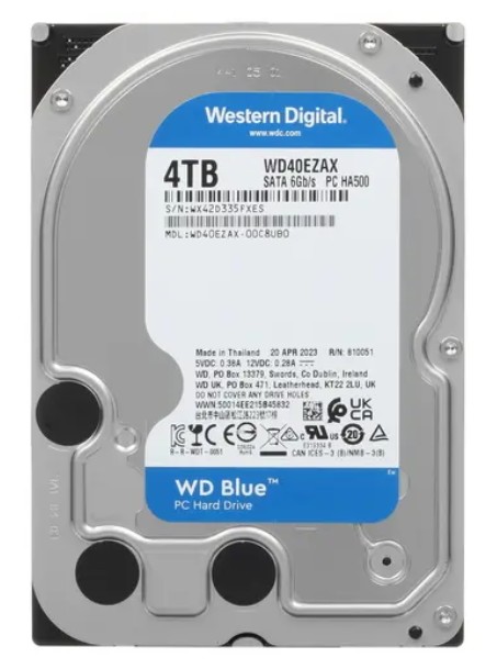 Жесткий диск 4TB SATA 6Gb/s Western Digital WD40EZAX