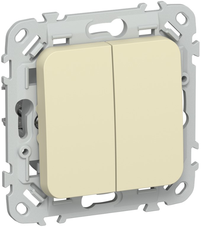 Переключатель двухклавишный IEK FI-V22-0-10-1-K87