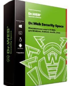 Право на использование (электронный ключ) Dr.Web Security Space, КЗ, 24 мес., 5 ПК