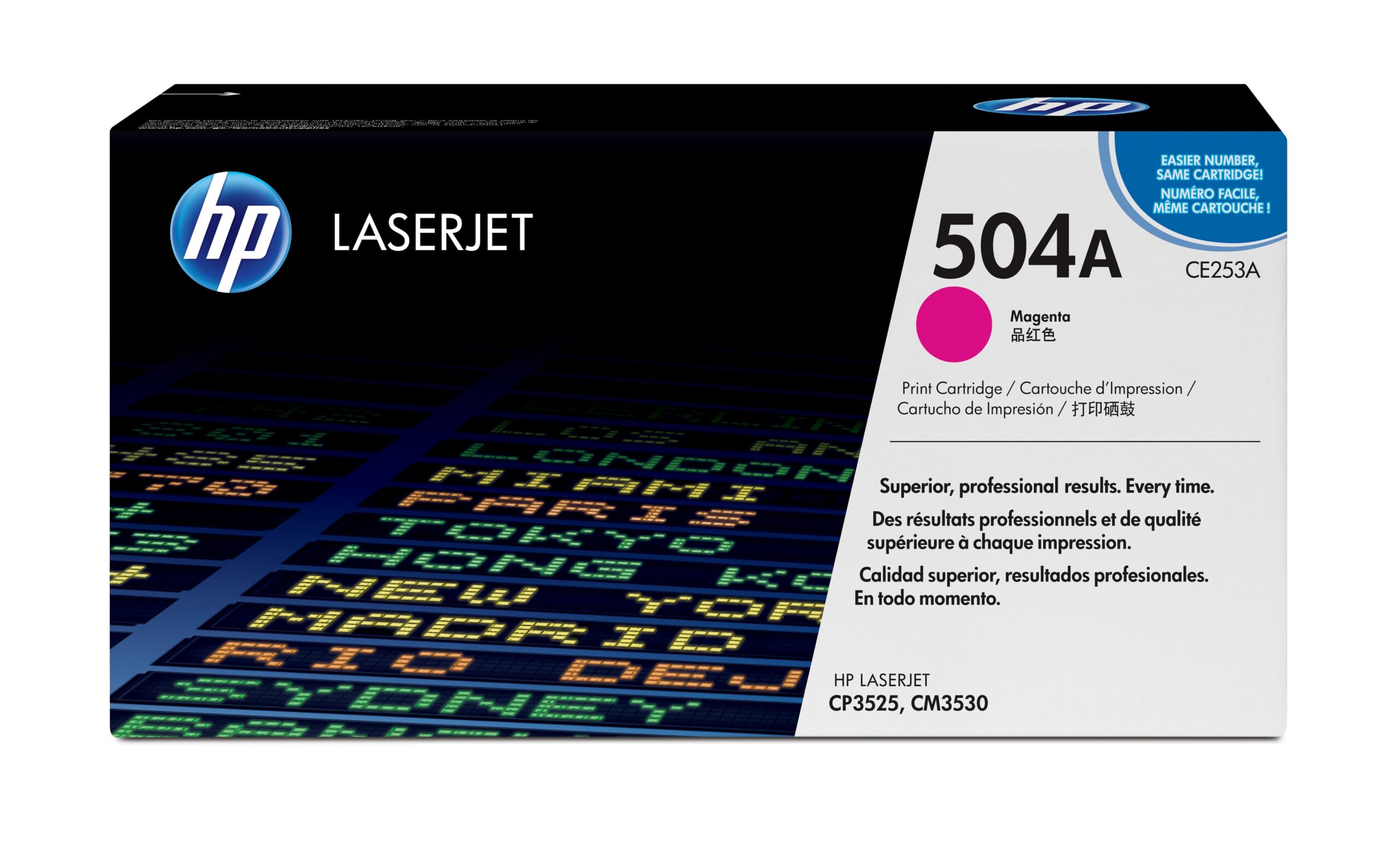 Тонер-картридж HP 504A Пурпурный